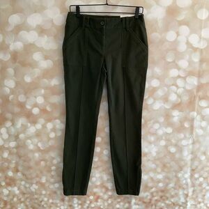 LOFT Green Modern Skinny Ankle Pants